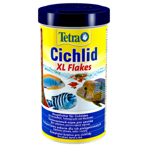 Tetra Cichlid XL Flakes Основной корм для цихлид и крупных рыб, хлопья 500 мл/80гр