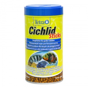 Tetra Cichlid 1000ml Sticks Основной корм для цихлид и крупных рыб