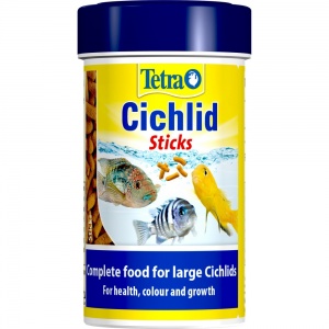 Tetra Cichlid Sticks Основной корм для цихлид и других крупных рыб, палочки 100 мл
