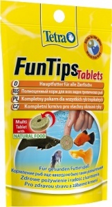 Tetra FunTips Tablets корм в таблетках для приклеивания к стеклу 20 таб.