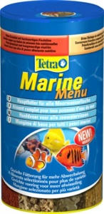 Основной корм для мелких и крупных морских рыб Tetra Marin Menu 250 ml  176324